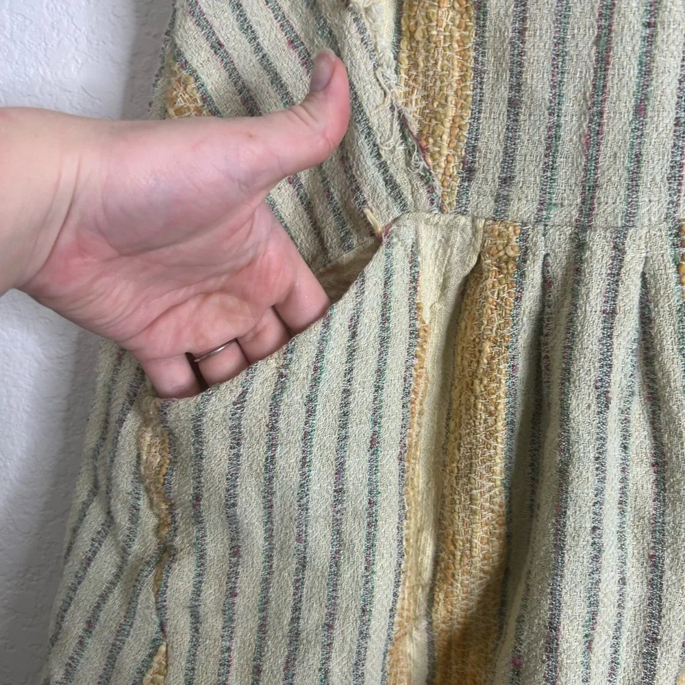 Free People Yellow & Green mini dress - Picture 6 of 11